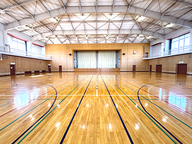 上河内体育館　体育館
